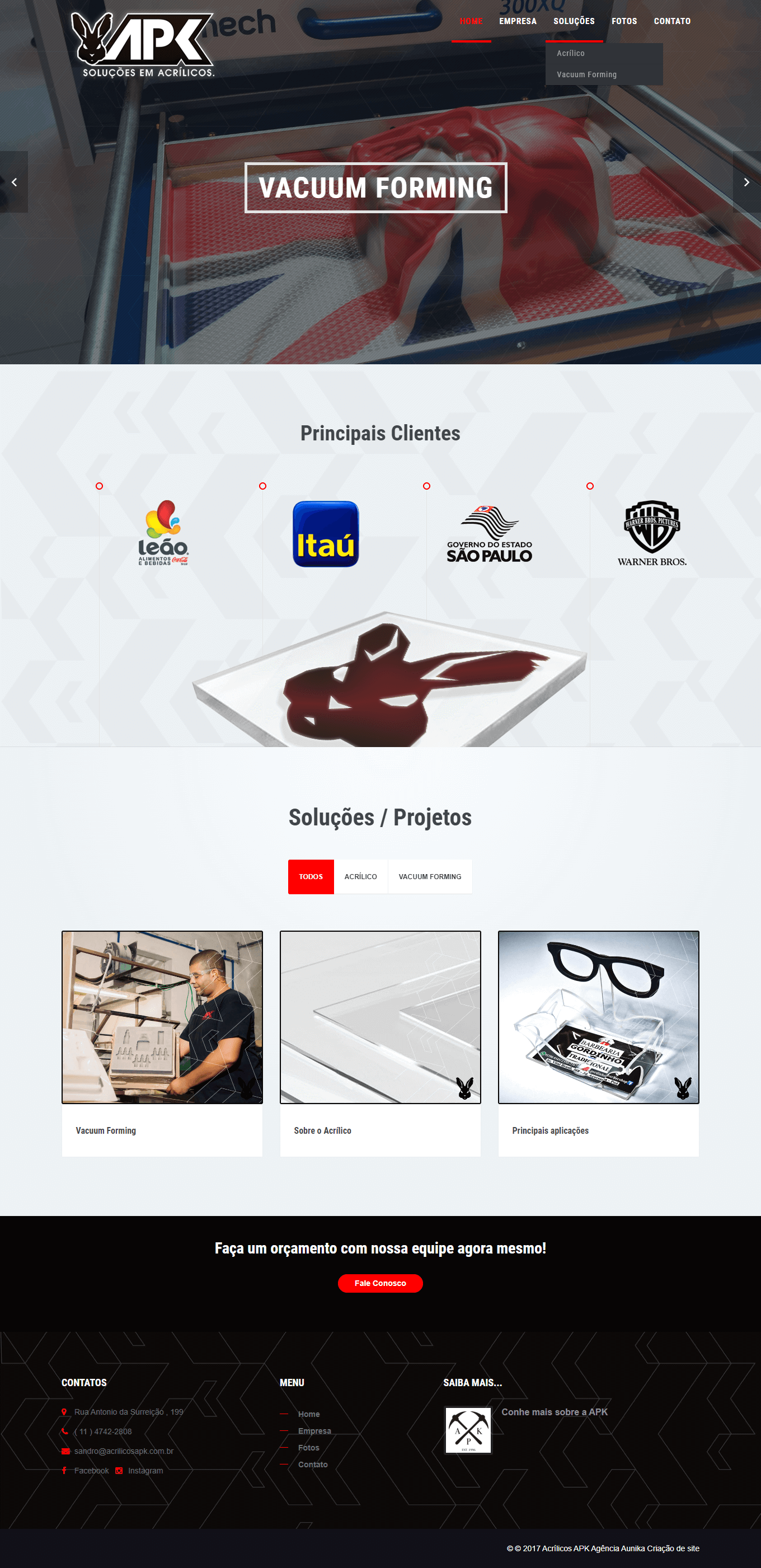 Criação de site