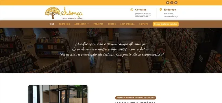 Site Sabenca – Casa do Pergolado