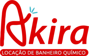 Logotipo Akira Locação de Banheiro Químico