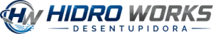 Logotipo Hidro Works Desentupidora