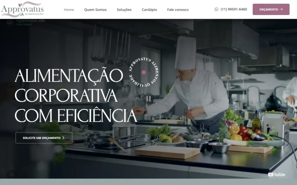 Site Approvatus criado pela Agência Aúnika