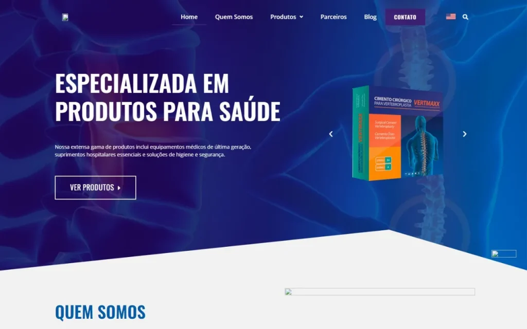 Site SP Osteos criado pela Agência Aúnika