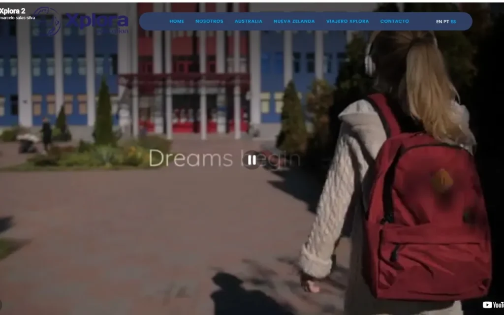 Site Xplora Education criado pela Agência Aúnika
